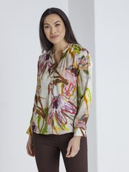 L/S Collared Top