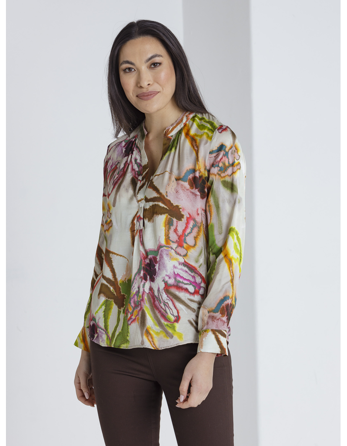 L/S Collared Women's Top
