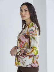 L/S Collared Top