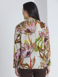 L/S Collared Top