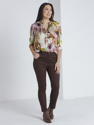 L/S Collared Top