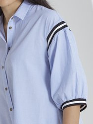 Stripe Trim Top