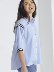 Stripe Trim Top