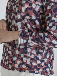 L/S Striped Print Top