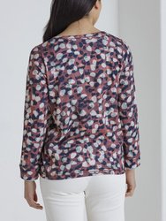 L/S Striped Print Top