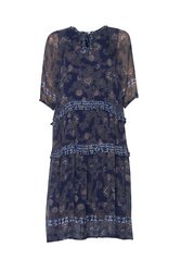 Wood Craft Midi Dress