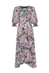 Decoupage Midi Dress