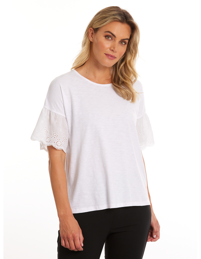 Elbow Lace Sleeve Women's Tee