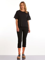 Elbow Lace Sleeve Tee