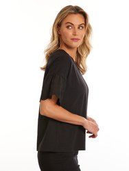 Elbow Lace Sleeve Tee