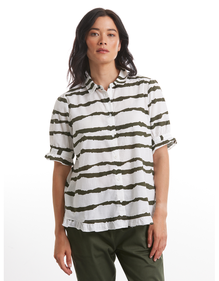 S/S Woodland Stripe Women's Shirt