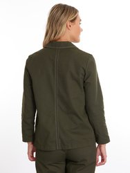 L/S Cotton Blend Blazer