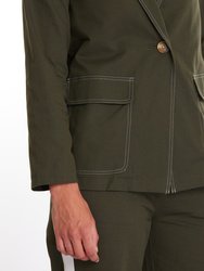 L/S Cotton Blend Blazer