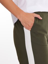 7/8 Contrast Stripe Pant