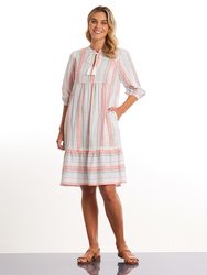 3/4 Mixed Stripe Dress