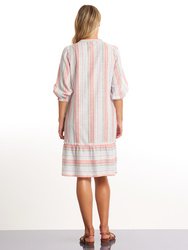 3/4 Mixed Stripe Dress
