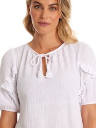 Ruffle Sleeve Top