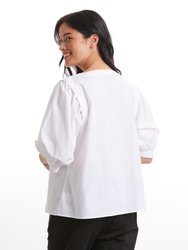 Pleat Detail Top