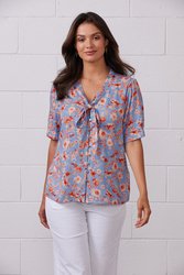Camden Printed Blouse 