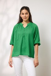 Anna Broiderie Shirt