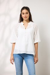 Anna Broiderie Shirt