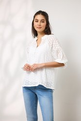 Anna Broiderie Shirt