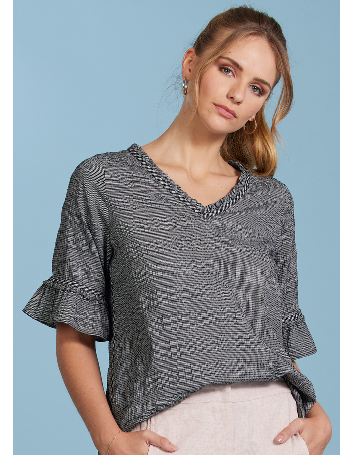 Checked Out Women's Top