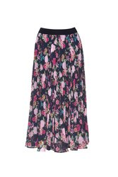 Fuchiaristic Pleat Skirt