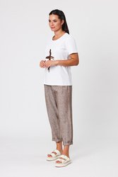 Drawcord Linen Pant