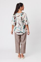 Drawcord Linen Pant