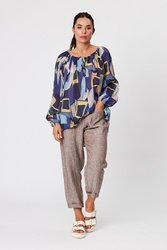 Drawcord Linen Pant