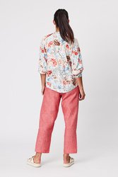 Frill Collar 3/4 Sl Shirt