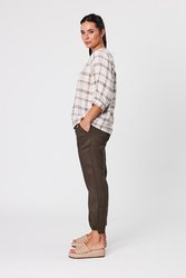1/2 Sleeve Check Top