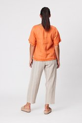 Plain Frill Trim Top