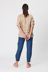 Geometric Print Top
