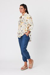 Garden Floral Shirt 3/4 S