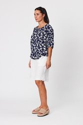 Pintuck Sleeve Top