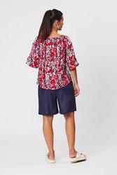 Gathered Neck Top
