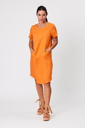 S/Sleeve Panelled Dress