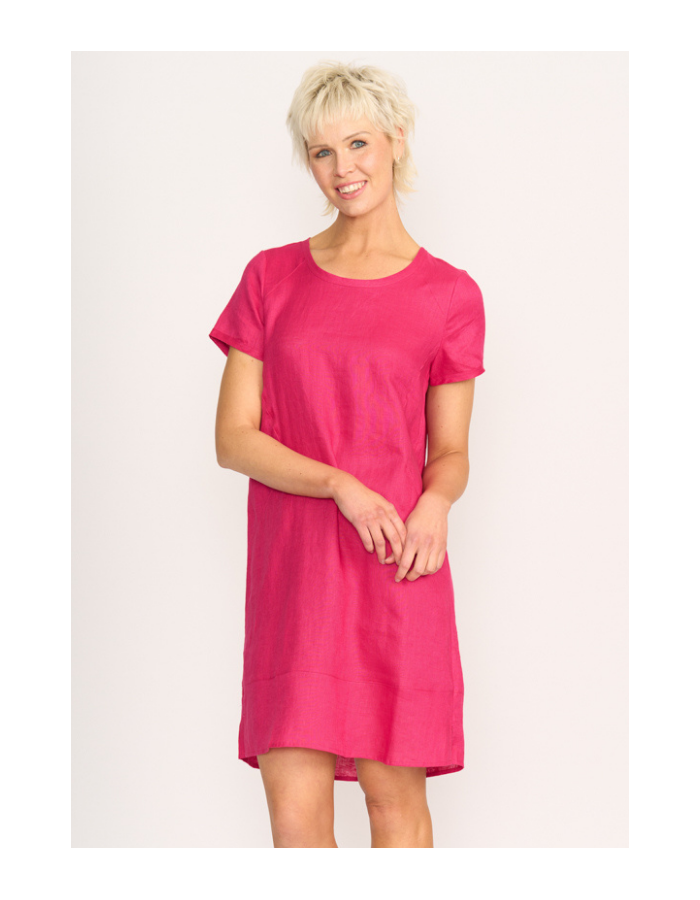  Foil Panel Lines Dress