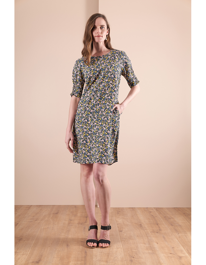 Shirr The Cuff Dress