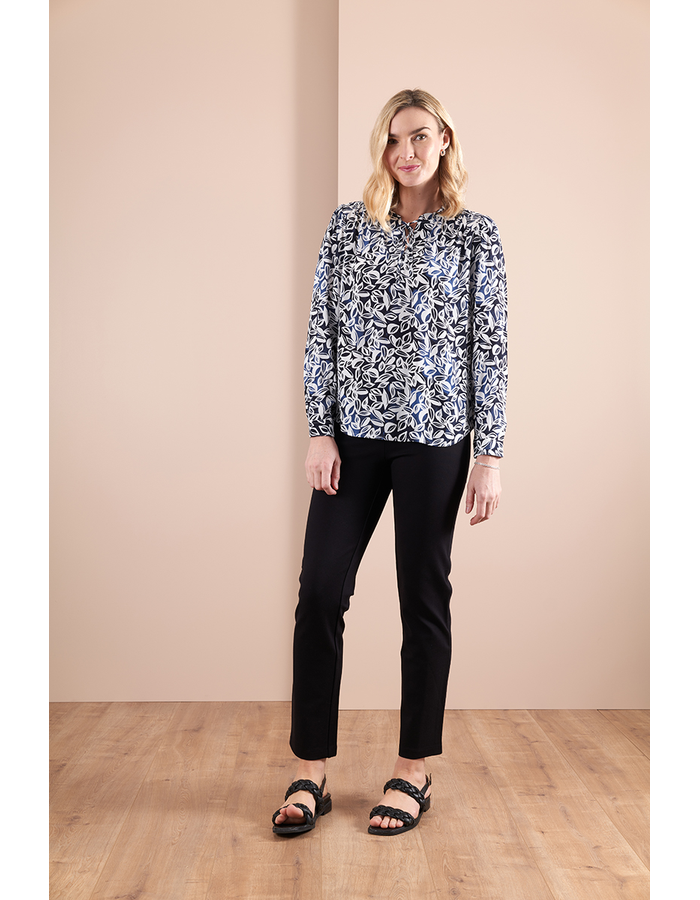 Ruffle Collar Women's Blouse
