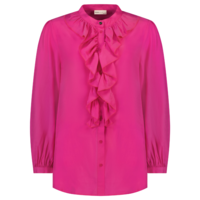Jade Ruffle Front Blouse