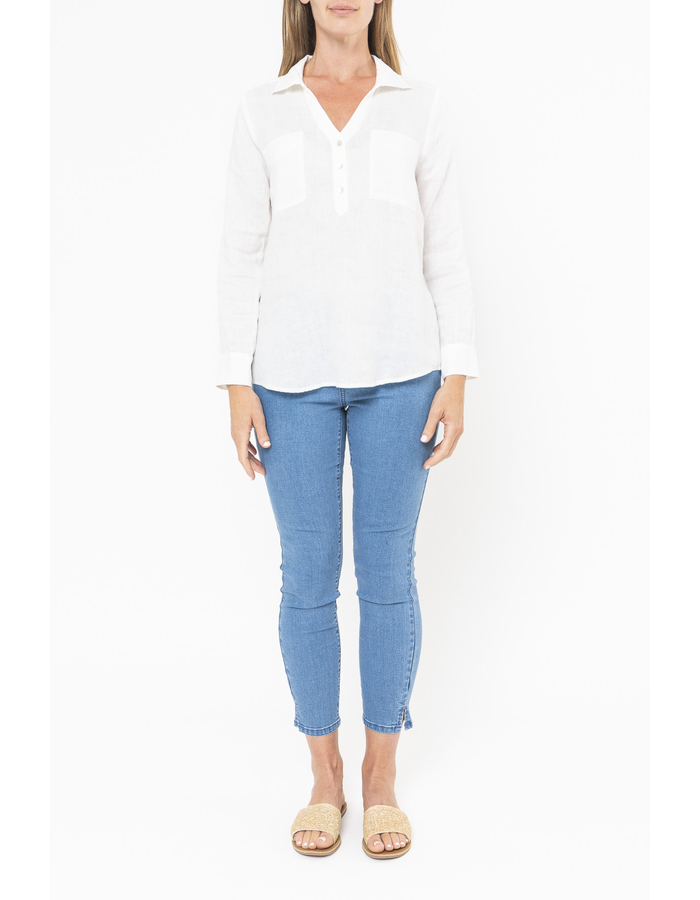 Placket Front Women's Shirt
