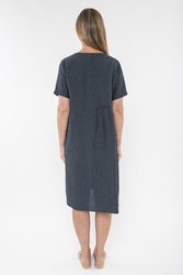 Panelled Linen Dress