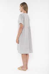 Panelled Linen Dress