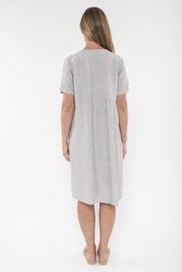 Panelled Linen Dress