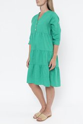 Linen Tiered Dress