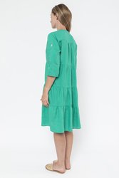 Linen Tiered Dress