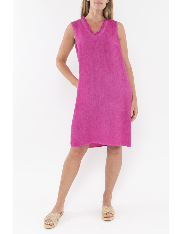 Ruffle V Neck Dress